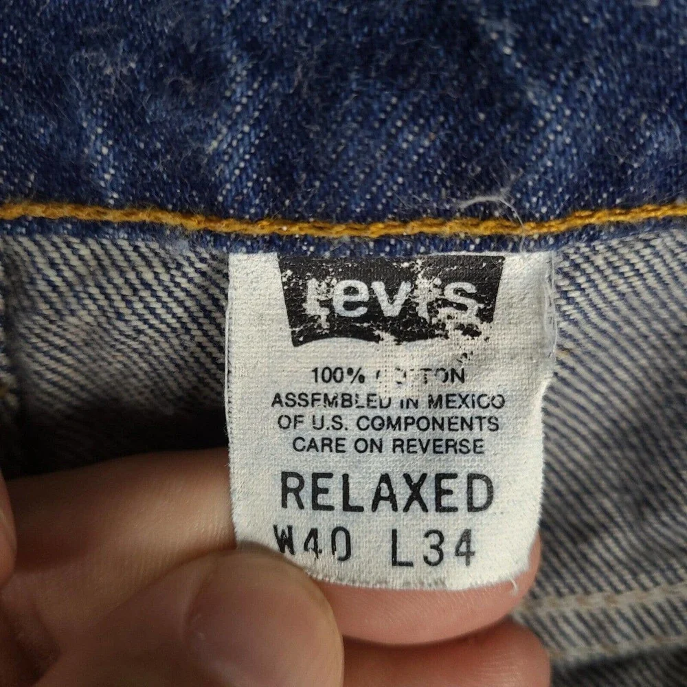 Vintage Levi's 545 Jeans Men’s 38x33 Blue Relaxed Fit Tapered‎ Denim